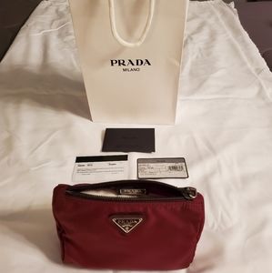 PRADA Nylon Cosmetic Pouch